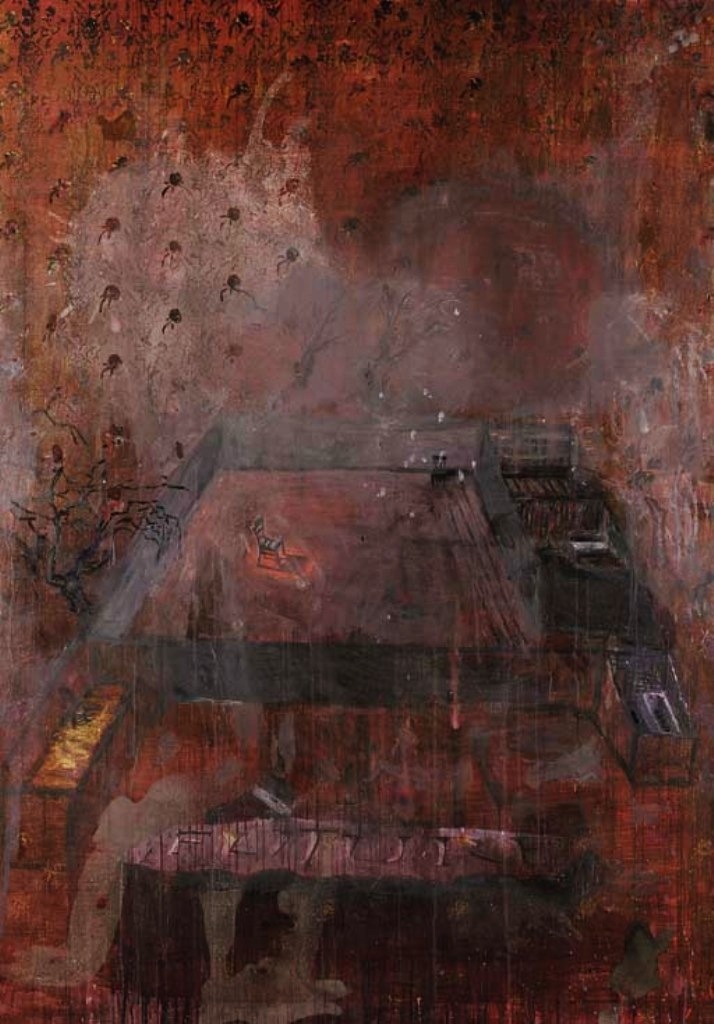 1988 Sin título (Futuro) 1988-acrlico 225 x 158cm Colección privada.